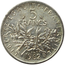 5 Francs semeuse